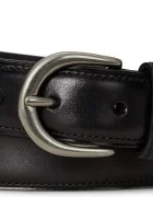 Polo Ralph Lauren колан мъжки от кожа черен