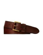 Polo Ralph Lauren колан мъжки от кожа кафяв 405898669