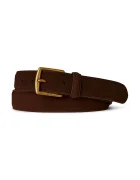 Polo Ralph Lauren колан мъжки от велур кафяв 405978787