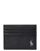 Polo Ralph Lauren Кожен калъф за карти мъжки в черно 405931677