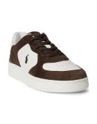 Polo Ralph Lauren Masters Crt маратонки мъжки от кожа бели 809P15491002