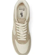 Polo Ralph Lauren Masters Crt маратонки мъжки от кожа бежови 809945251002