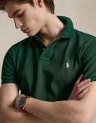Polo Ralph Lauren мъжка тениска с яка от памук зелена 710536856