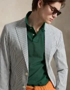 Polo Ralph Lauren мъжка тениска с яка от памук зелена 710536856