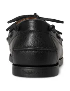 Polo Ralph Lauren мокасини мъжки от кожа Merton Boat черни с равна подметка 803P07643001