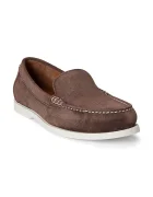 Polo Ralph Lauren мокасини мъжки от велур Merton Vnetn кафяви 803P09766001