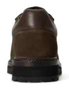 Polo Ralph Lauren обувки мъжки от кожа Polo Alp Low зелени 812P15877001