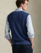 Polo Ralph Lauren Памучен елек мъжки в тъмносиньо 710B13895