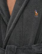 Polo Ralph Lauren Памучен халат в сиво 714899683
