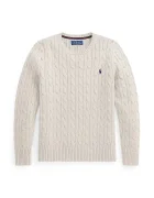 Polo Ralph Lauren Памучен пуловер в бяло от лека материя 323702674024