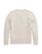 Polo Ralph Lauren Памучен пуловер в бяло от лека материя 323702674024
