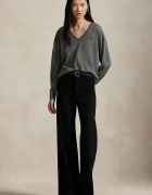 Polo Ralph Lauren Памучен пуловер в сиво от лека материя 211972105