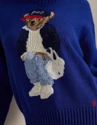 Polo Ralph Lauren Памучен пуловер в тъмносиньо 211A96238