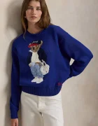 Polo Ralph Lauren Памучен пуловер в тъмносиньо 211A96238