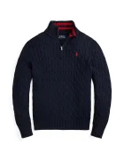 Polo Ralph Lauren Памучен пуловер в тъмносиньо 323868894017