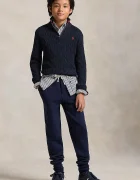Polo Ralph Lauren Памучен пуловер в тъмносиньо 323868894017