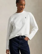 Polo Ralph Lauren Памучна блуза с дълги ръкави в бяло 211967105