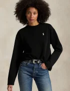 Polo Ralph Lauren Памучна блуза с дълги ръкави в черно 211967105