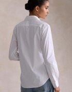 Polo Ralph Lauren Памучна риза дамска в бяло със стандартна кройка с класическа яка 211891376
