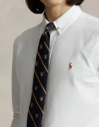 Polo Ralph Lauren Памучна риза мъжка в бяло със стандартна кройка с яка с копче 710792041
