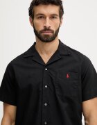 Polo Ralph Lauren Памучна риза в черно със свободна кройка 710980423