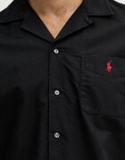 Polo Ralph Lauren Памучна риза в черно със свободна кройка 710980423