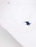 Polo Ralph Lauren Памучна шапка в бяло с апликация
