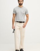 Polo Ralph Lauren Памучна тениска в сиво с изчистен дизайн 714844756
