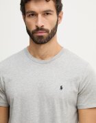 Polo Ralph Lauren Памучна тениска в сиво с изчистен дизайн 714844756