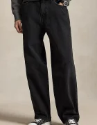 Polo Ralph Lauren панталон мъжки от памук черен със стандартна талия 710P04304