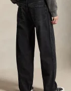 Polo Ralph Lauren панталон мъжки от памук черен със стандартна талия 710P04304