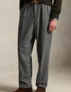 Polo Ralph Lauren панталон мъжки с вълна сив с висока талия 710B26075