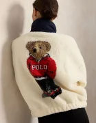 Polo Ralph Lauren поларен суичър дамски бежов 211B17802