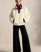 Polo Ralph Lauren поларен суичър дамски бежов 211B17802