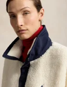 Polo Ralph Lauren поларен суичър дамски бежов 211B17802
