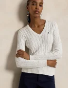 Polo Ralph Lauren пуловер дамски от памук бял 211971870