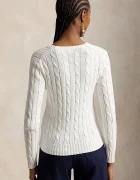 Polo Ralph Lauren пуловер дамски от памук бял 211971870
