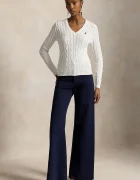 Polo Ralph Lauren пуловер дамски от памук бял 211971870