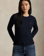 Polo Ralph Lauren пуловер дамски от памук тъмносин 211971869