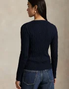 Polo Ralph Lauren пуловер дамски от памук тъмносин 211971869