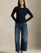 Polo Ralph Lauren пуловер дамски от памук тъмносин 211971869