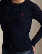 Polo Ralph Lauren пуловер дамски от памук тъмносин 211971869