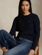 Polo Ralph Lauren пуловер дамски от памук тъмносин 211971869