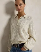 Polo Ralph Lauren пуловер дамски от вълна бежов 211B17767