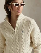 Polo Ralph Lauren пуловер дамски от вълна бял 211972130