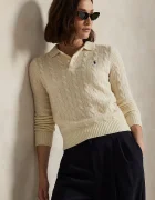 Polo Ralph Lauren пуловер дамски от вълна бял 211972132