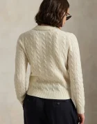 Polo Ralph Lauren пуловер дамски от вълна бял 211972132