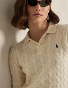 Polo Ralph Lauren пуловер дамски от вълна бял 211972132