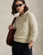 Polo Ralph Lauren пуловер дамски от вълна бял 211972132
