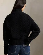 Polo Ralph Lauren пуловер дамски от вълна черен 211972130